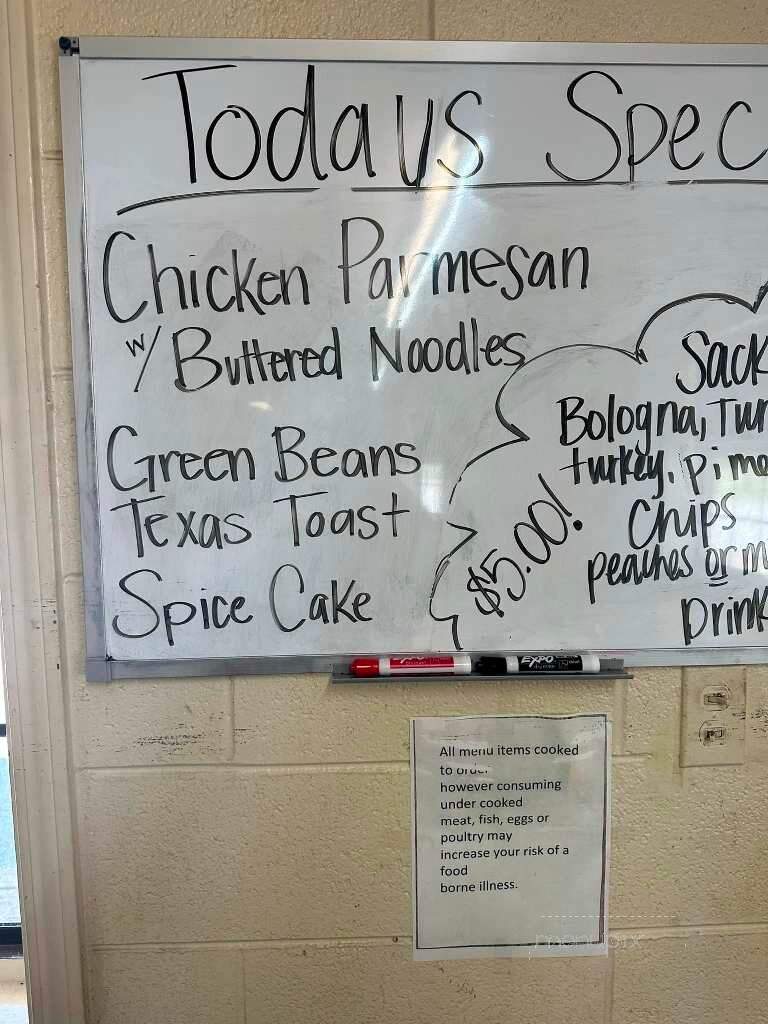 Korner Cafe - Gleason, TN menu_pic