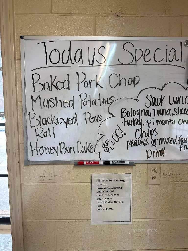 Korner Cafe - Gleason, TN menu_pic