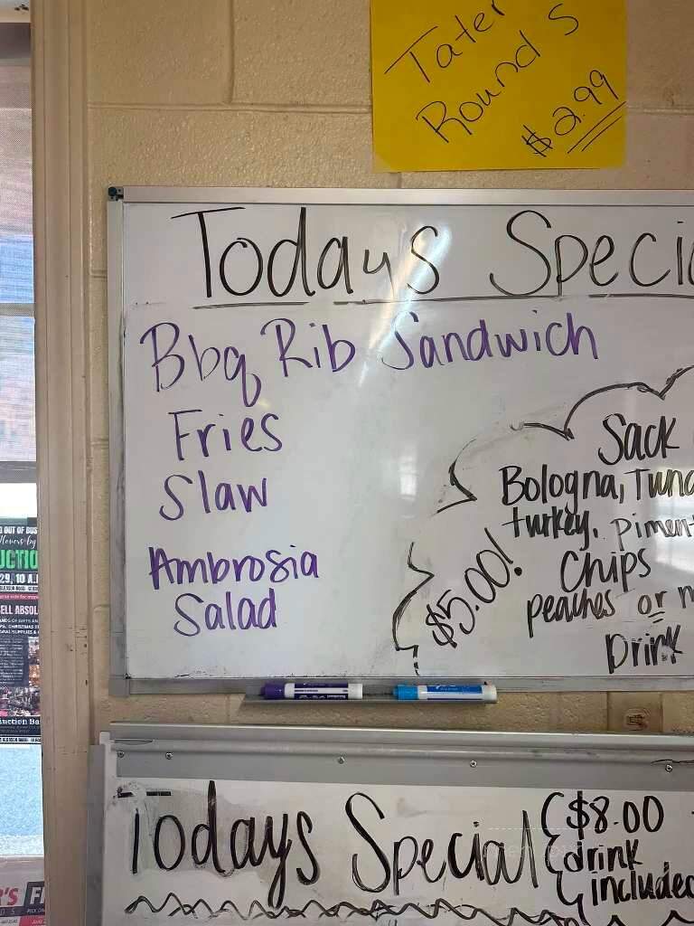 Korner Cafe - Gleason, TN menu_pic