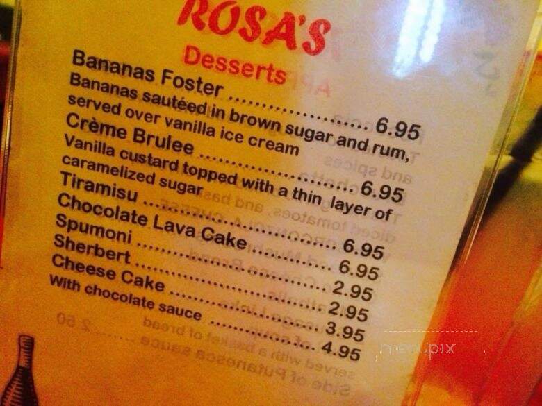 Rosa's Italian Restaurant - Bakersfield, CA