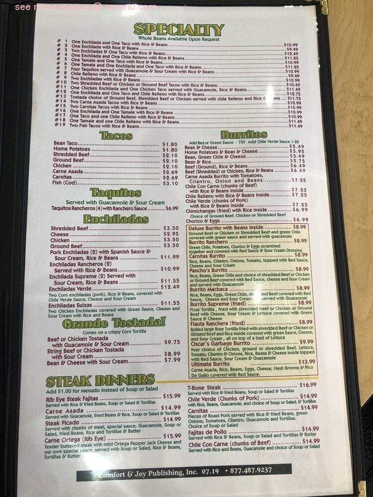 Green Onion - Moreno Valley, CA menu_pic