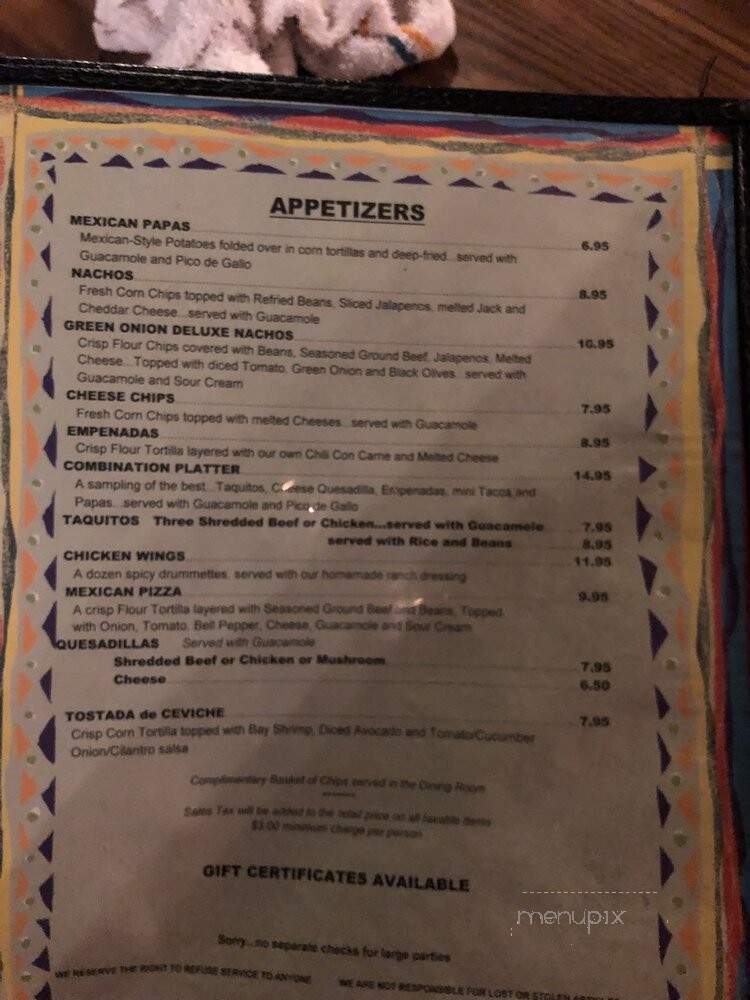Green Onion - Moreno Valley, CA menu_pic