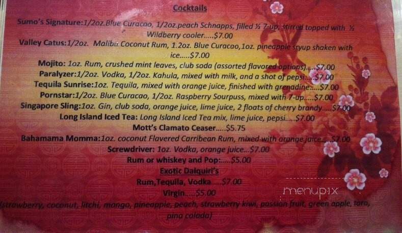 Sumo Sushi - Pembroke, ON menu_pic