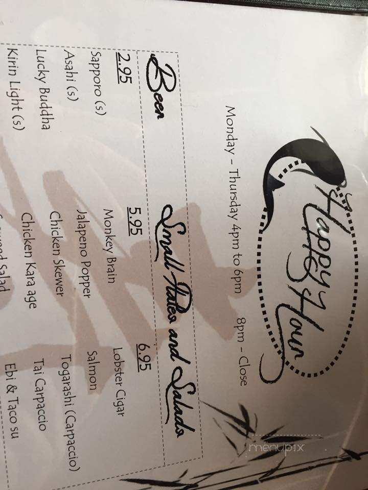 Zen Sushi & Grill - Beloit, WI menu_pic