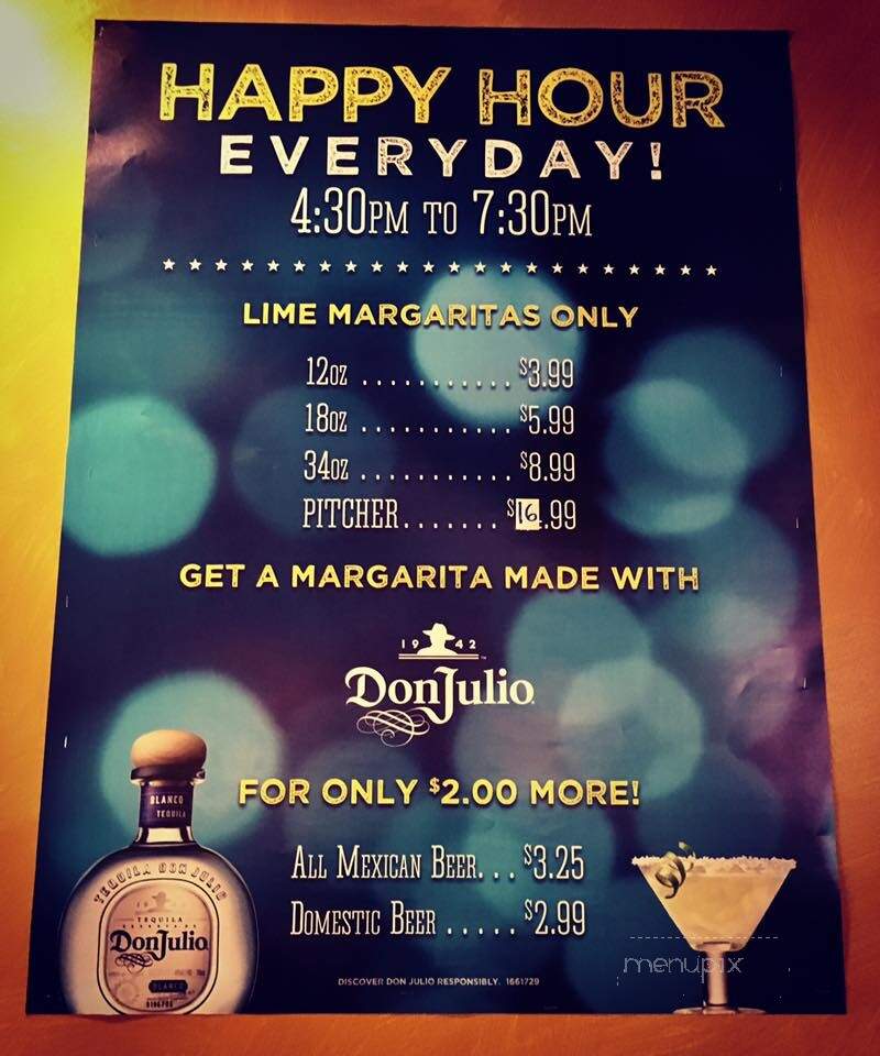 Don Patron - Streetsboro, OH menu_pic