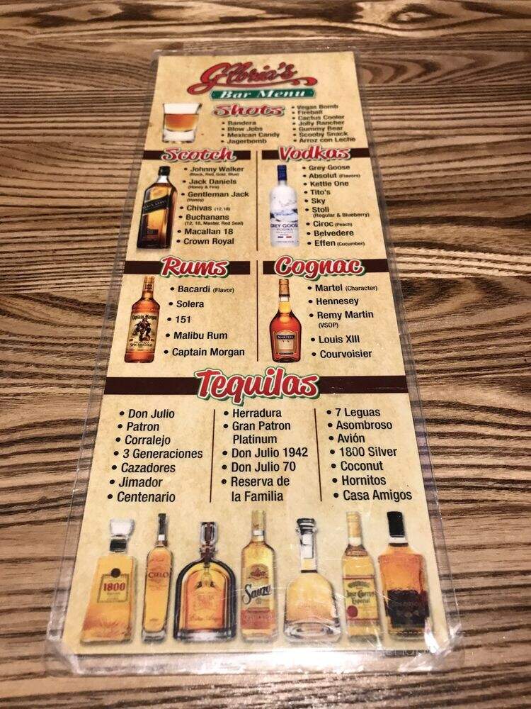 Gloria's Cocina Mexicana - Ontario, CA menu_pic