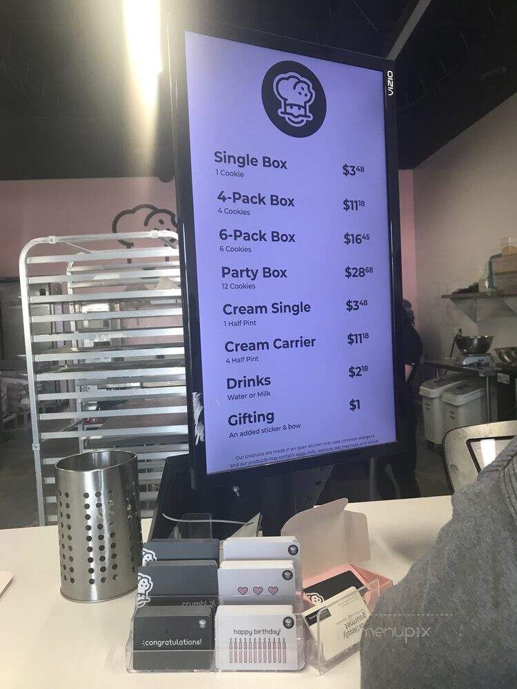 Crumbl Cookies - Cottonwood Heights, UT menu_pic