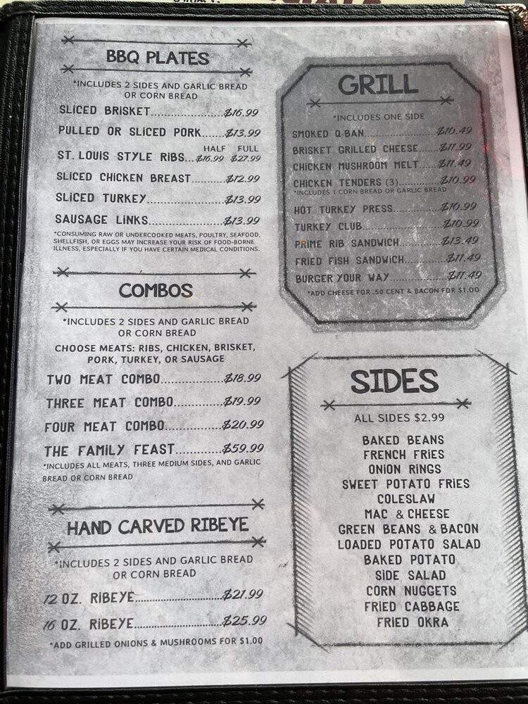 3 Bricks BBQ & Grill - DeLand, FL menu_pic