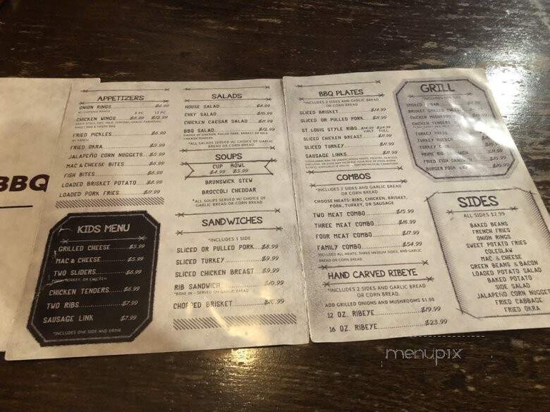 3 Bricks BBQ & Grill - DeLand, FL menu_pic