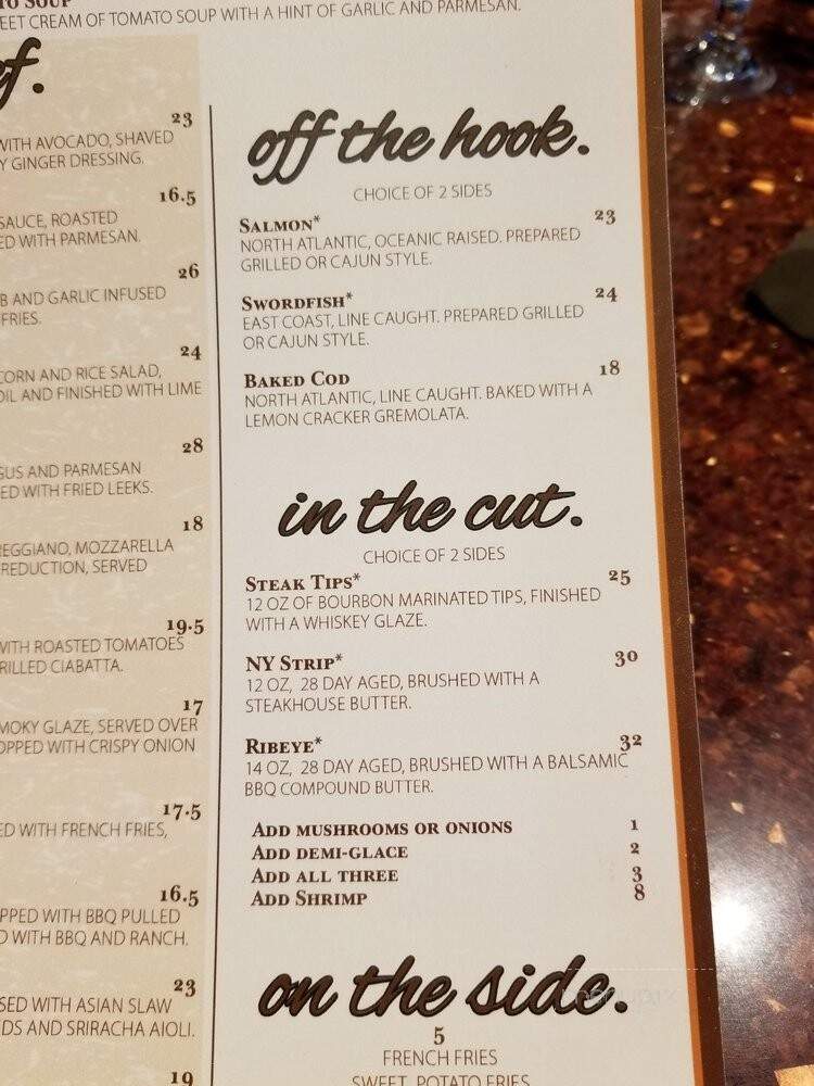 110 Grill - Saugus, MA menu_pic