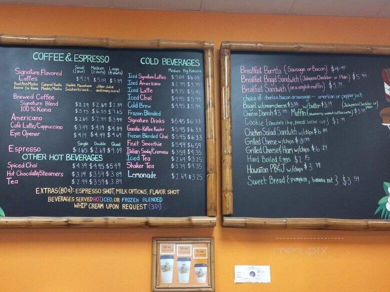 Bad Ass Coffee Of Hawaii - Tolleson, AZ menu_pic