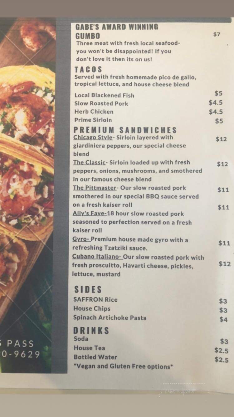 Slow Roasted - Madeira Beach, FL menu_pic