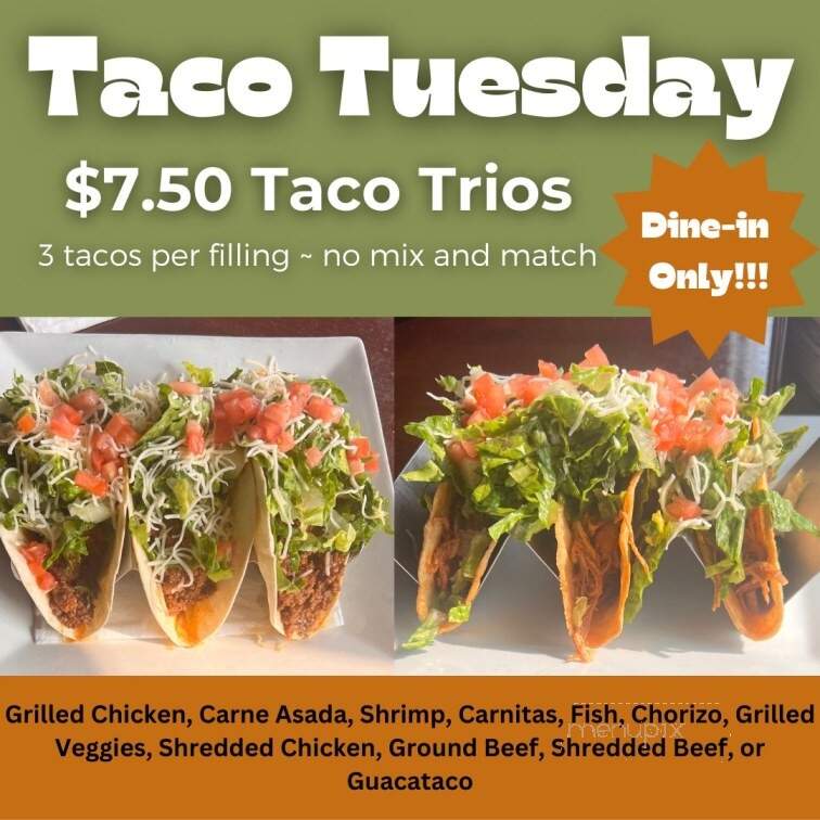 Cinco's Cantina - Epping, NH menu_pic