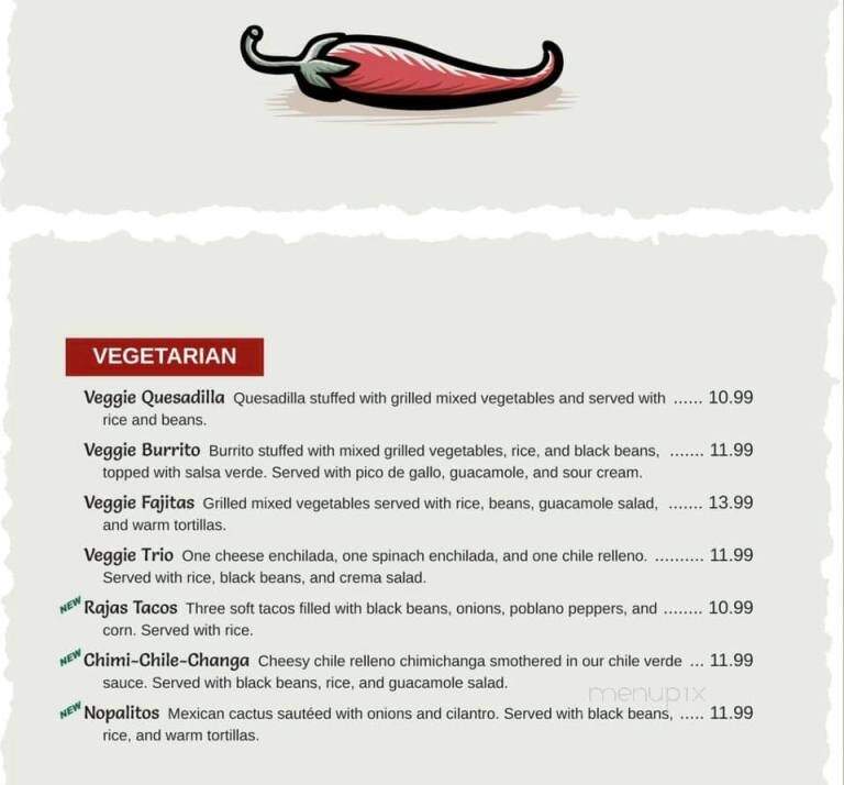 Cinco's Cantina - Epping, NH menu_pic