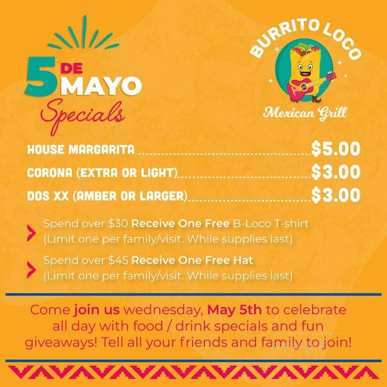 Burrito Loco Mexican Grille - Hampton, NH
