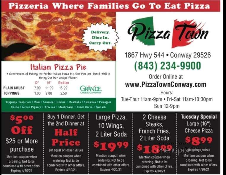 Pizza Town - Conway, SC