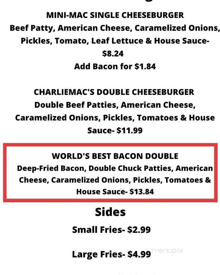 Charliemac's Burger Kitchen - College Station, TX