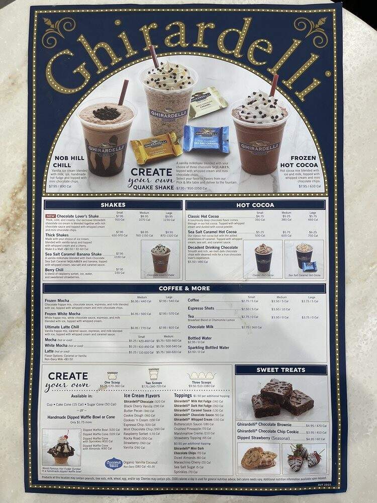 Ghirardelli Ice Cream & Chocolate - Tracy, CA
