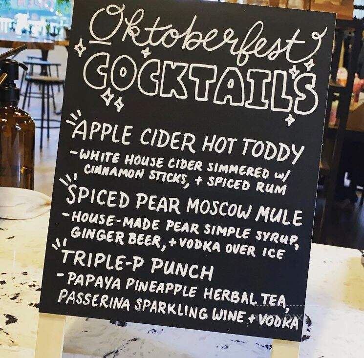 Common Goods Studio - Youngstown, OH menu_pic