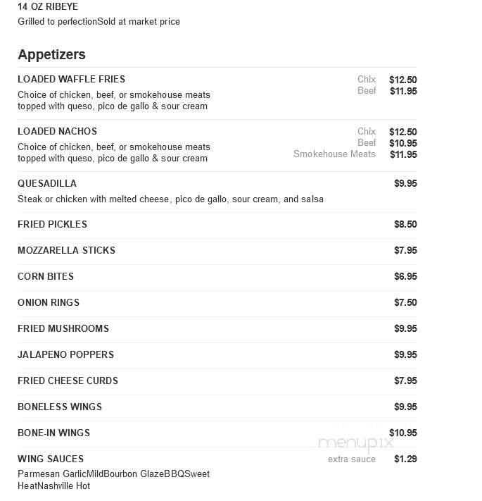 Kirkwood & Table & Tap - Highland, KS menu_pic
