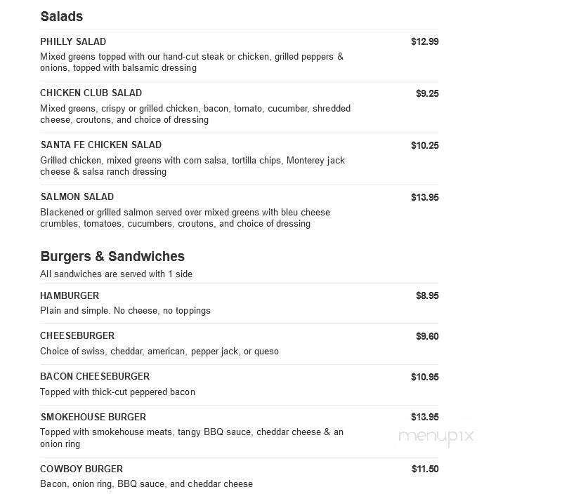 Kirkwood & Table & Tap - Highland, KS menu_pic