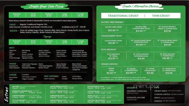 Red Swan Pizza - Winnipeg, MB menu_pic