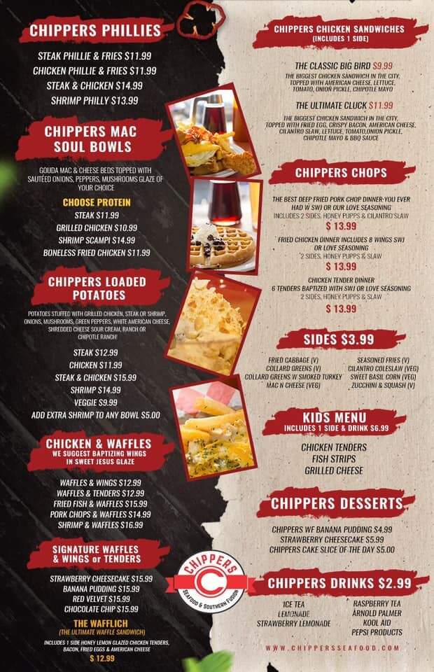 Chippers Seafood & Southern Fusion - Erie, PA menu_pic