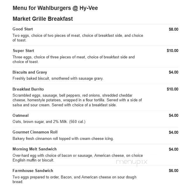 Wahlburgers - Lawrence, KS menu_pic