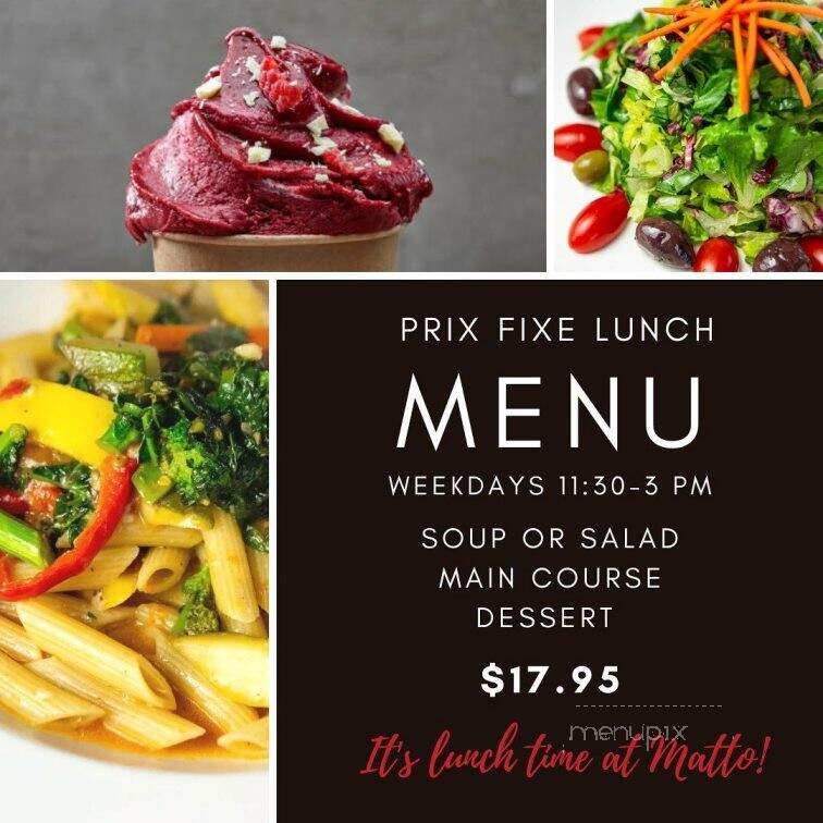 Matto Wine Bar - Shelton, CT menu_pic