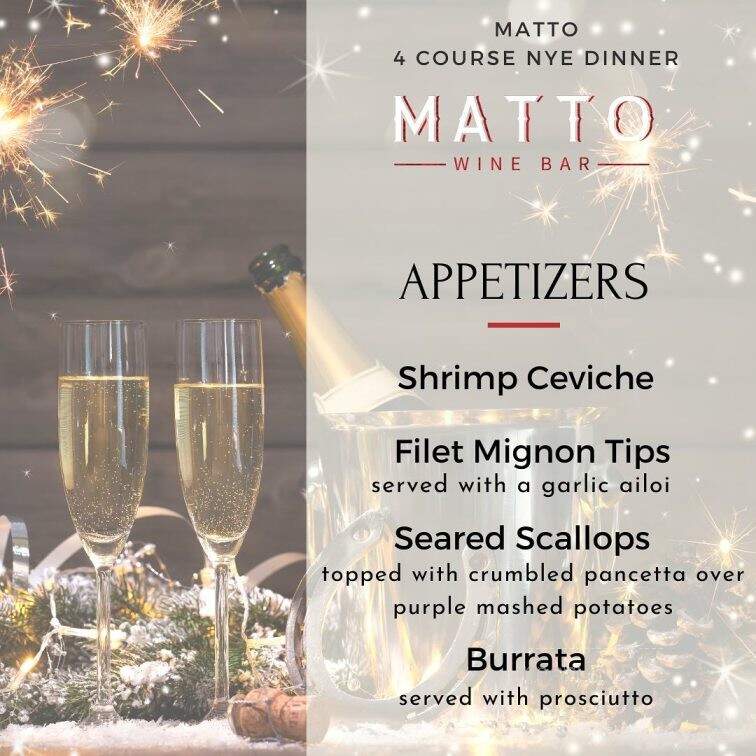 Matto Wine Bar - Shelton, CT menu_pic