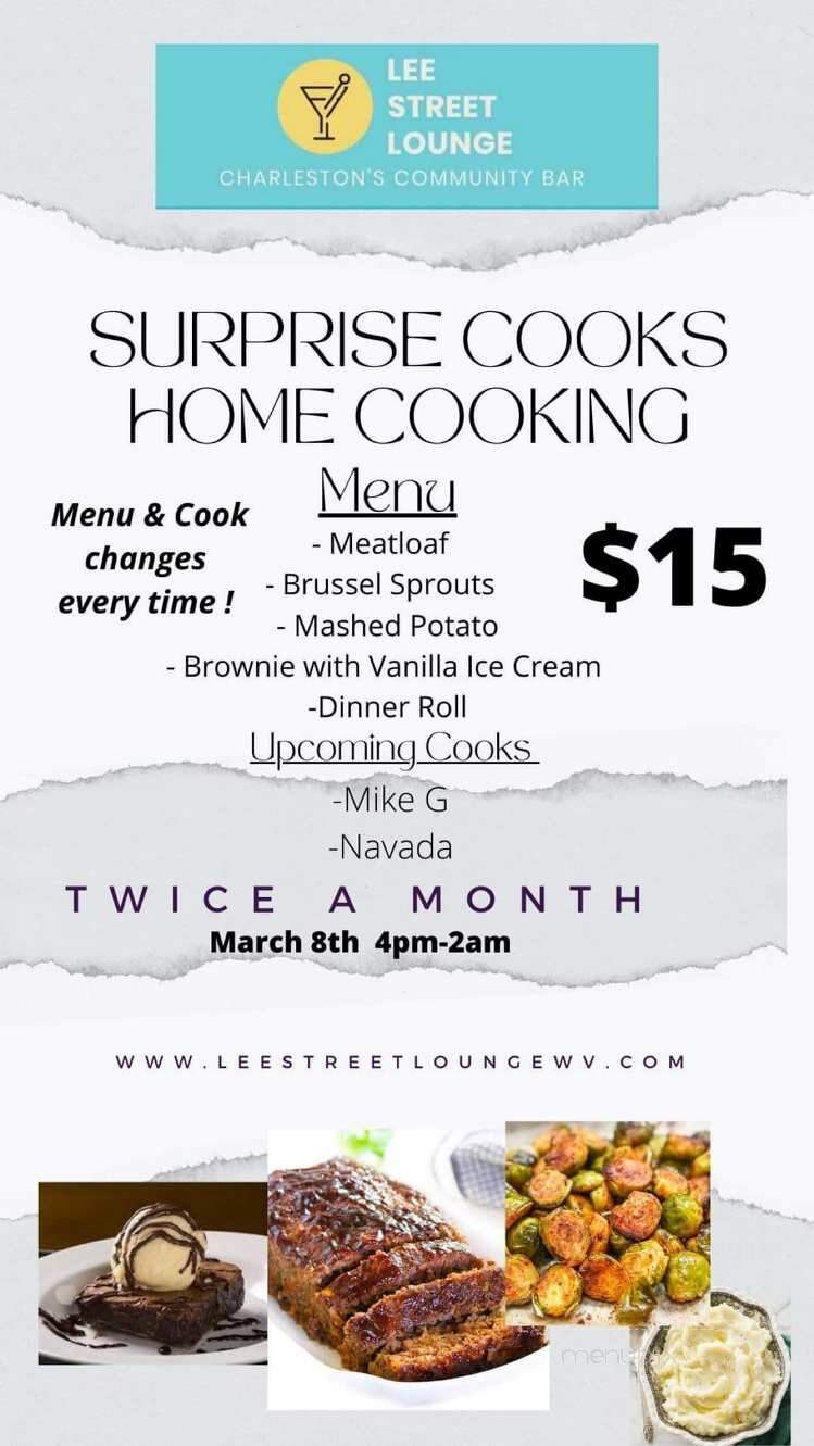 Lee Street Lounge - Charleston, WV menu_pic