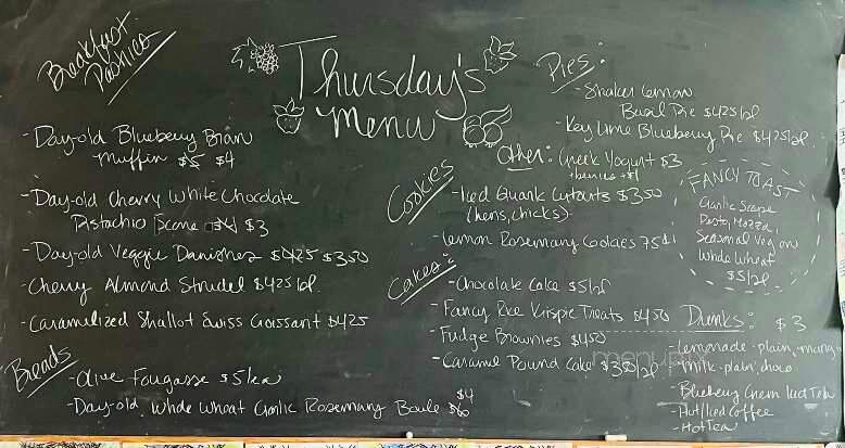 Kitschen Bakery - Marysville, OH menu_pic