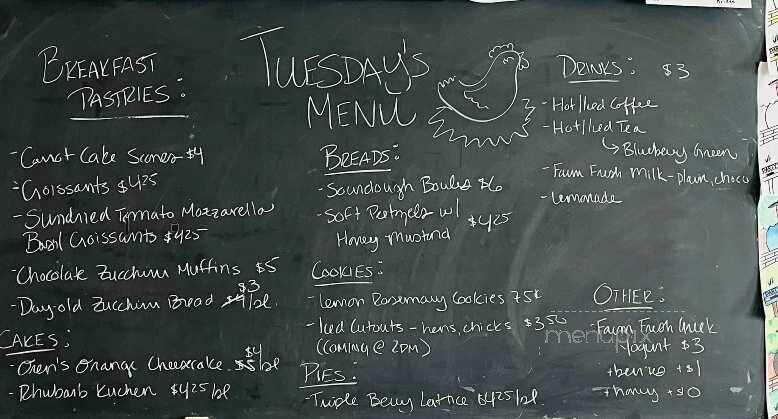 Kitschen Bakery - Marysville, OH menu_pic
