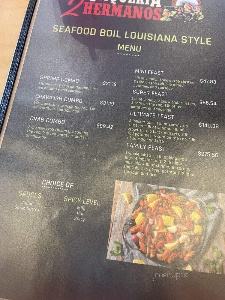 Dos Hermanos - Tucson, AZ menu_pic