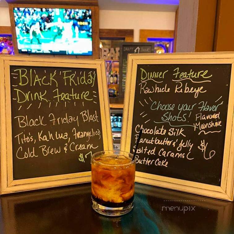 Sycamore Saloon - Nashville, IN menu_pic