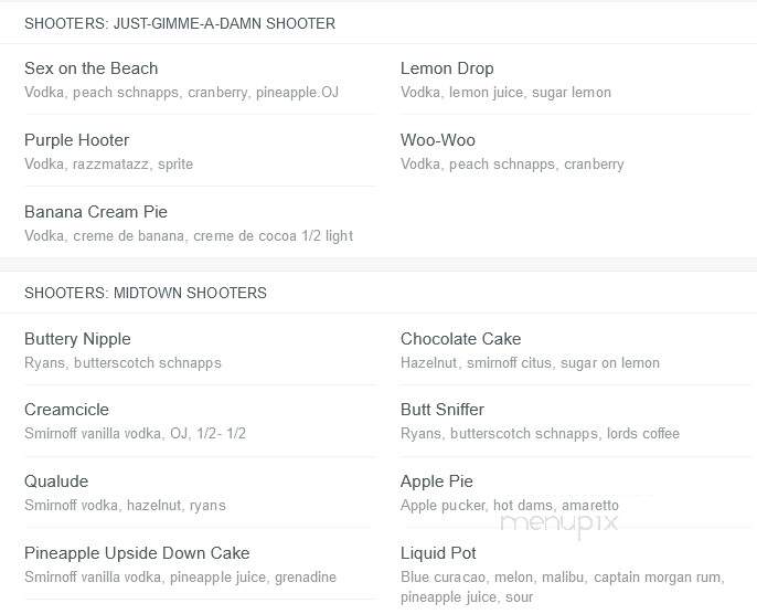 Mixx Atlanta - Atlanta, GA menu_pic