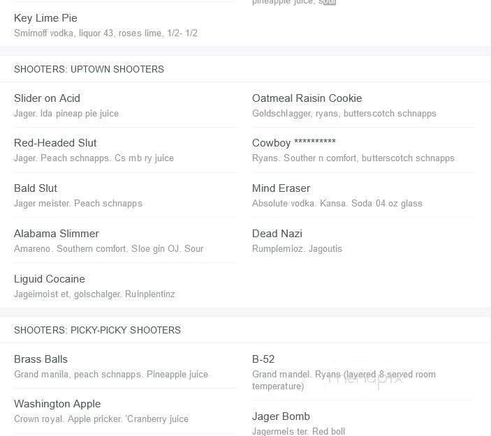 Mixx Atlanta - Atlanta, GA menu_pic