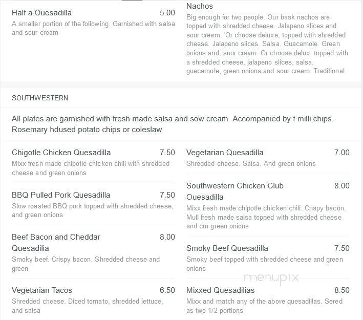 Mixx Atlanta - Atlanta, GA menu_pic