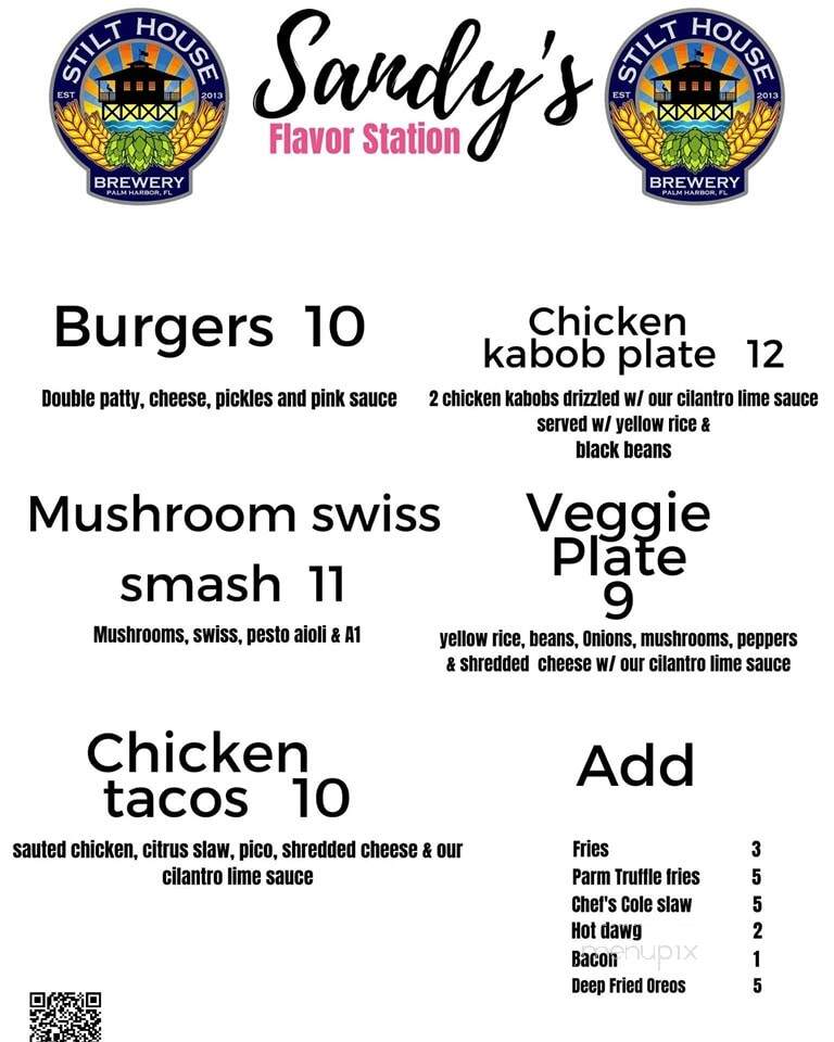 Stilt House Brewery - Palm Harbor, FL menu_pic