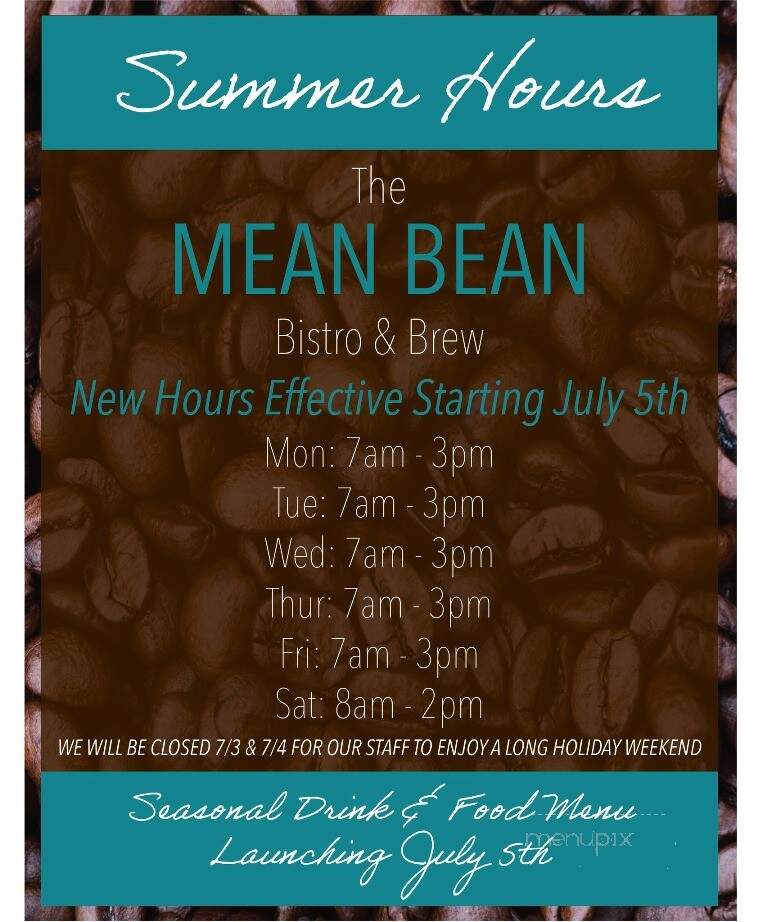 The Mean Bean Bistro & Brew - Bremen, IN
