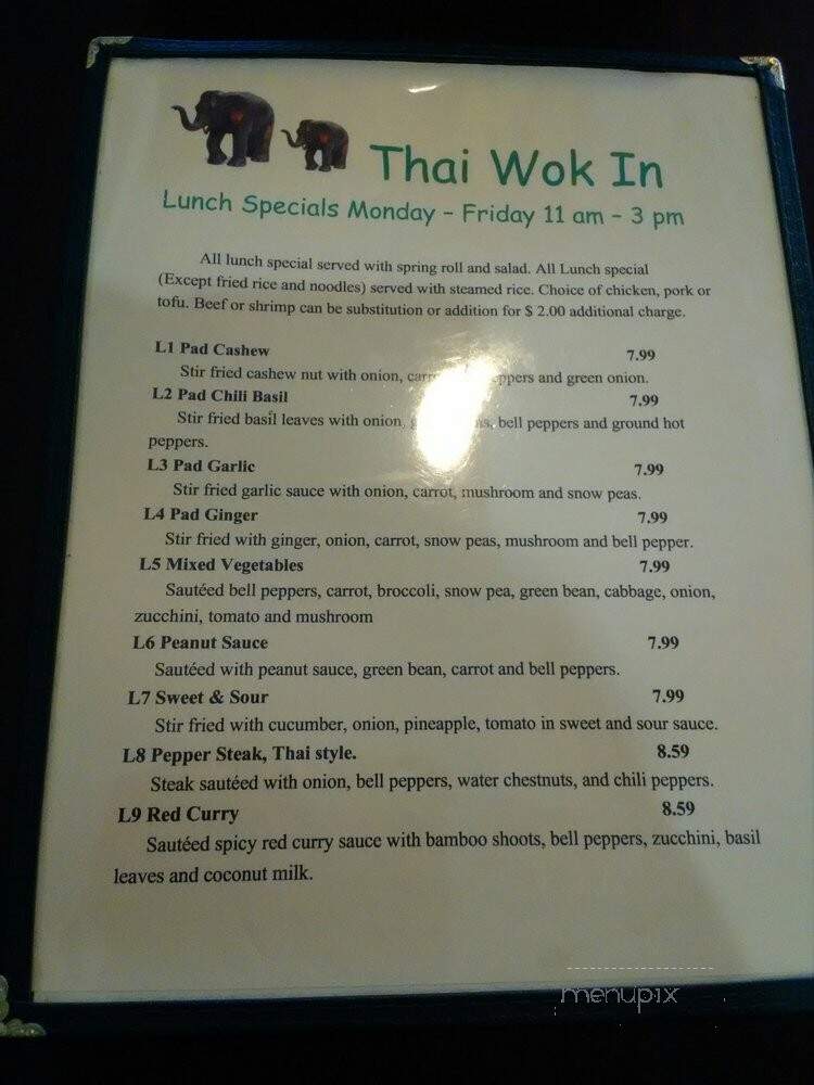 Thai Wok In - Montgomery, TX menu_pic