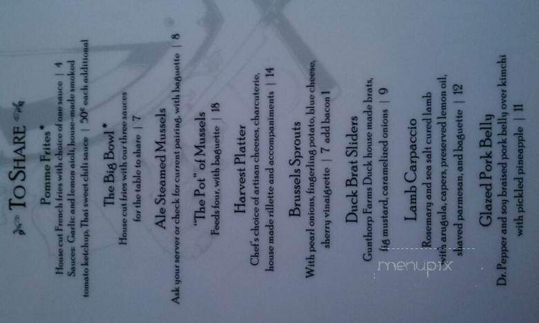 The Village Idiot - Lexington, KY menu_pic