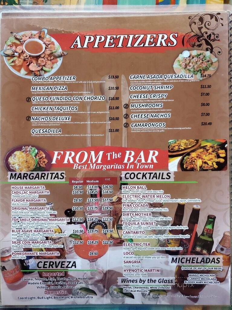 Agave Mexican Restaurant - Wenatchee, WA menu_pic