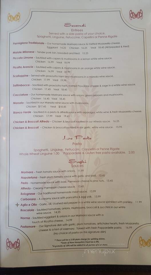 PastAmore - Amherst, NH menu_pic