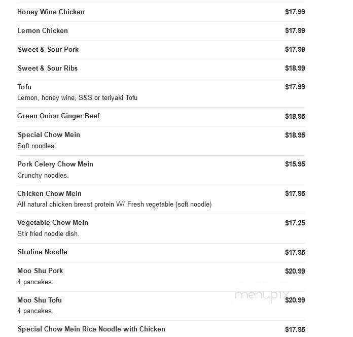 AK Asian Restaurant - Spokane Valley, WA menu_pic