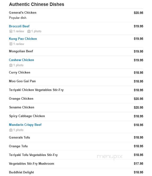 AK Asian Restaurant - Spokane Valley, WA menu_pic