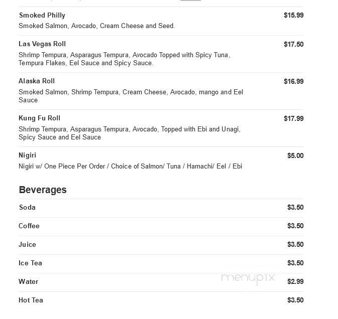 AK Asian Restaurant - Spokane Valley, WA menu_pic