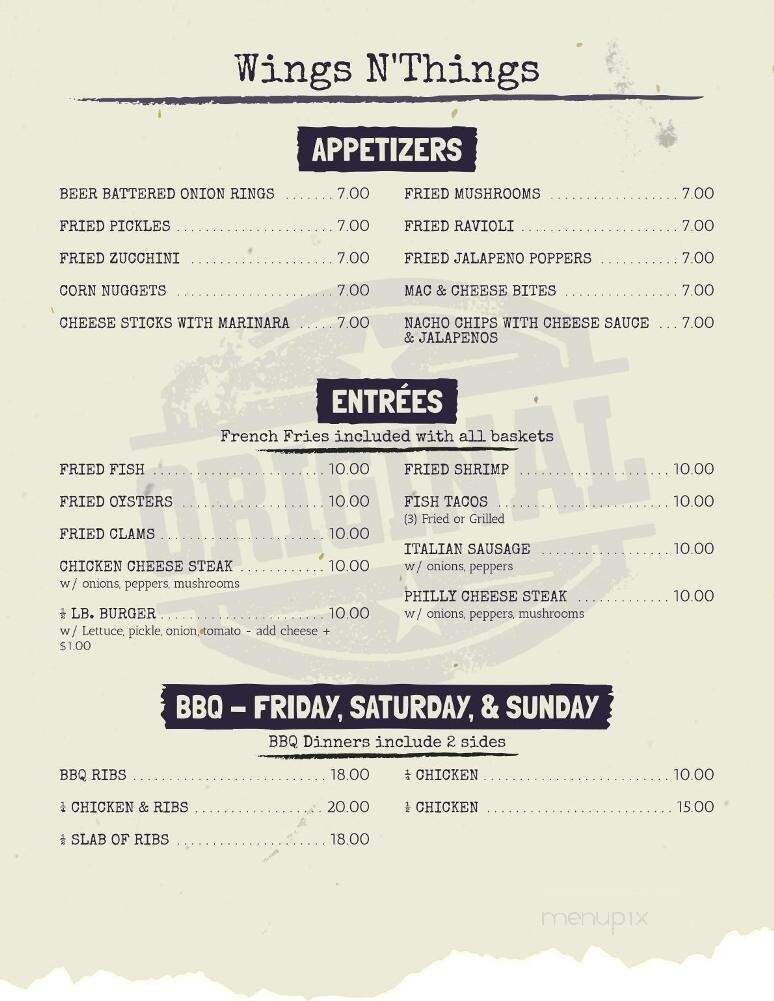 Dale's Ales - Orange City, FL menu_pic