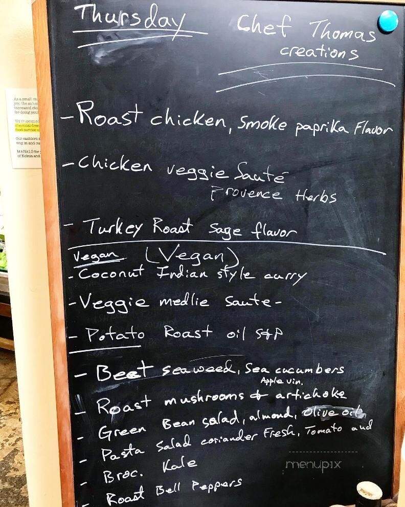 Kokua Market - Honolulu, HI menu_pic