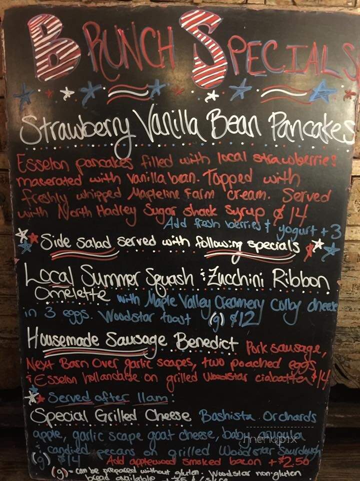 Esselon Cafe - Hadley, MA menu_pic